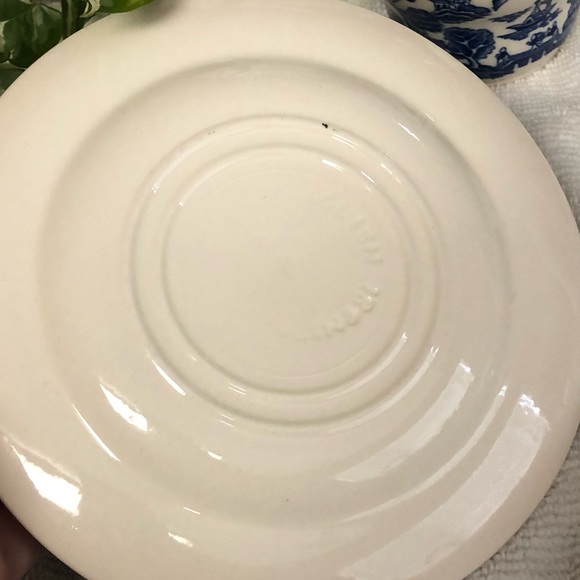 Vtg EIT England English Ironstone Tableware Blue Willow 3 pieces - Picture 8 of 10